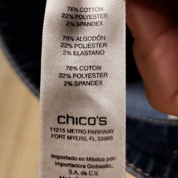 Chico's Womens Platinum Ultimate Fit Jeans 0 (4) - Picture 10 of 11